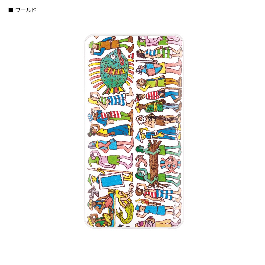 WHERE’S WALLY? USB/USB Type-C 4000mAh リチウムイオンポリマー充電器 2.1A