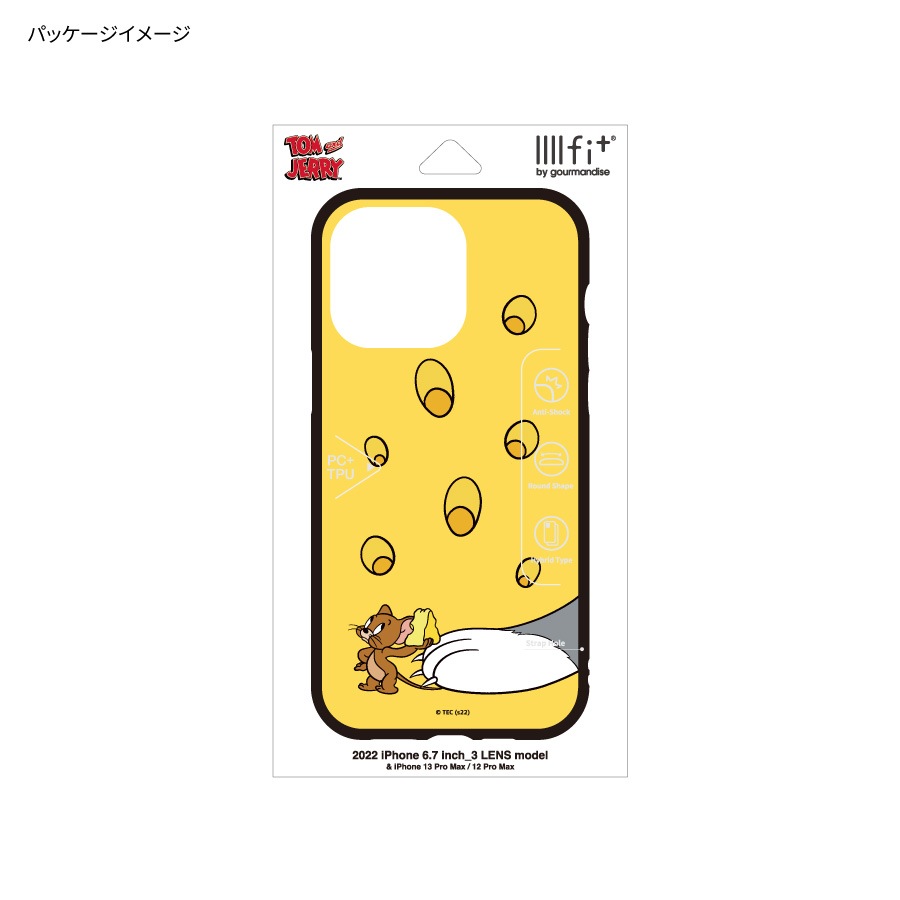 トムとジェリー IIIIfit iPhone14 Pro Max / 13 Pro Max / 12 Pro Max 対応 ケース