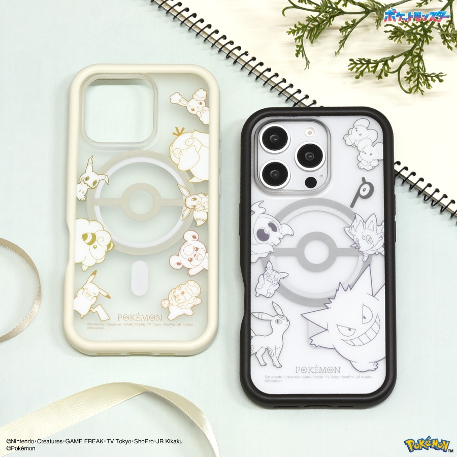 ポケットモンスター iPhone16 Pro MagSafe 対応 プランプフレームケース