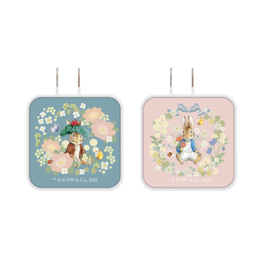 ピーターラビット(TM) USB / USB Type-C ACアダプタ