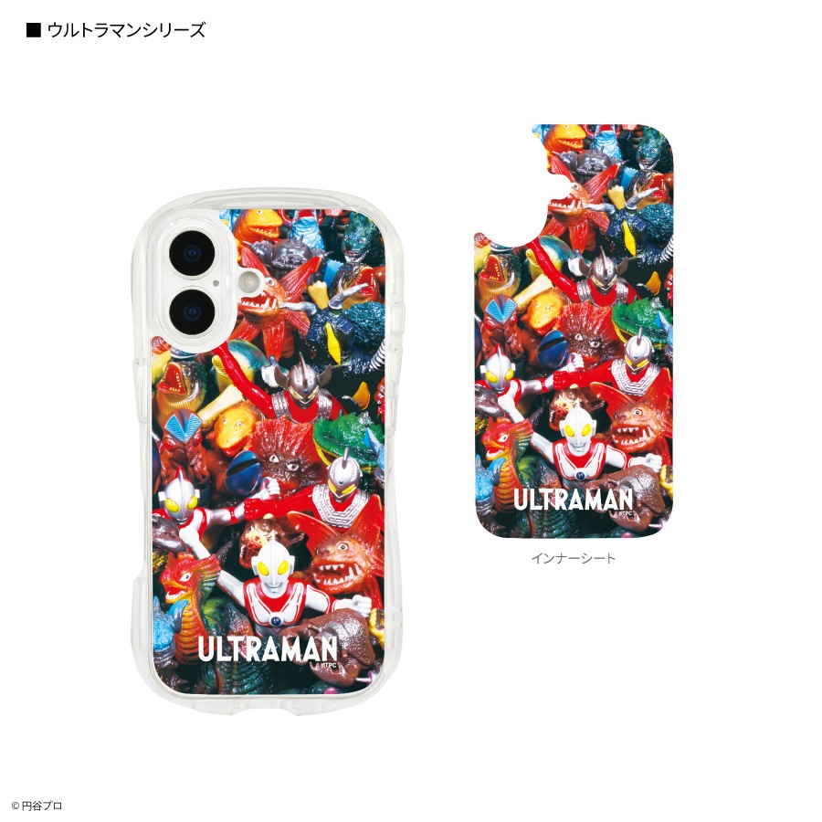 8月下旬発売予定　ウルトラマン iPhone17 対応 クリスタルクリアケース