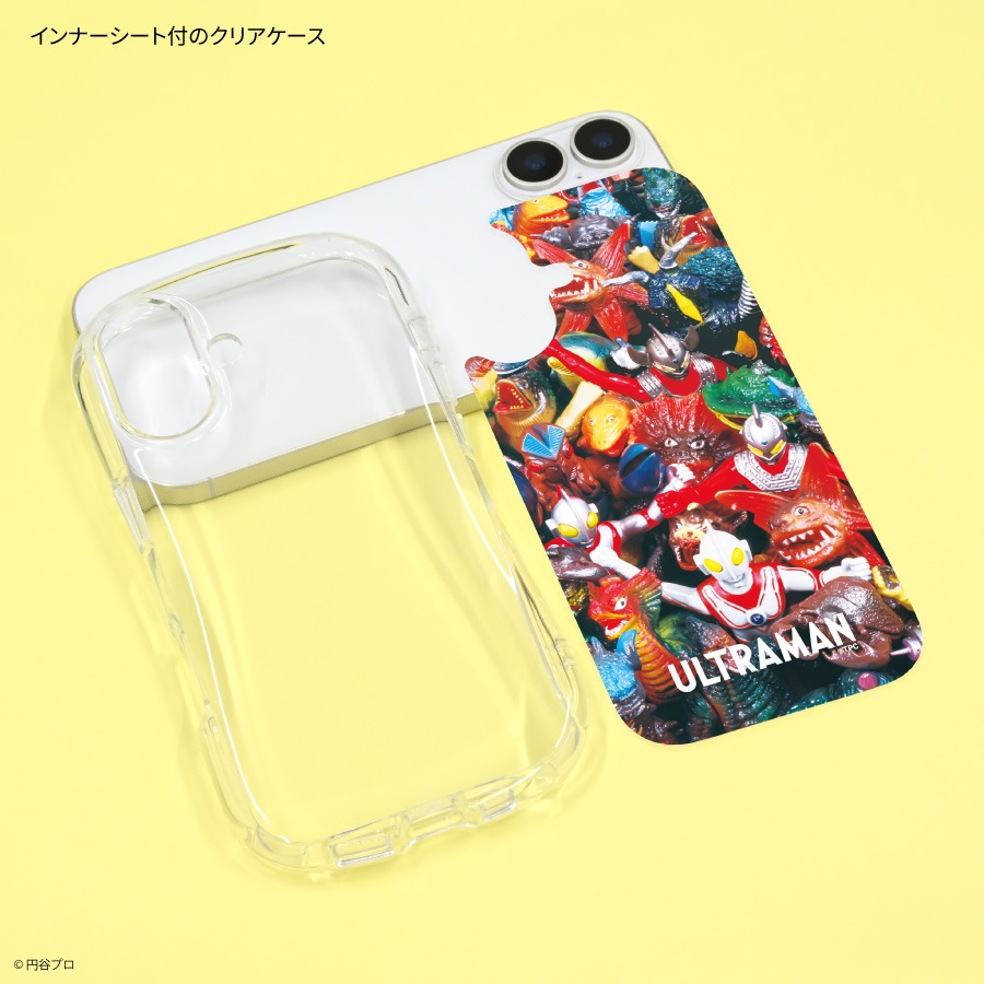 8月下旬発売予定　ウルトラマン iPhone17 対応 クリスタルクリアケース
