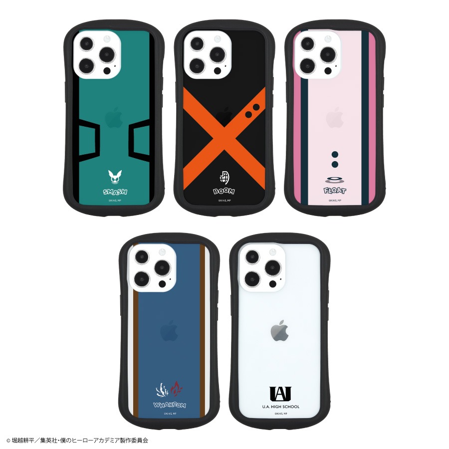 僕のヒーローアカデミア iPhone13 Pro対応ハイブリッドクリアケース