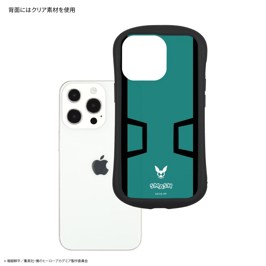 僕のヒーローアカデミア iPhone13 Pro対応ハイブリッドクリアケース