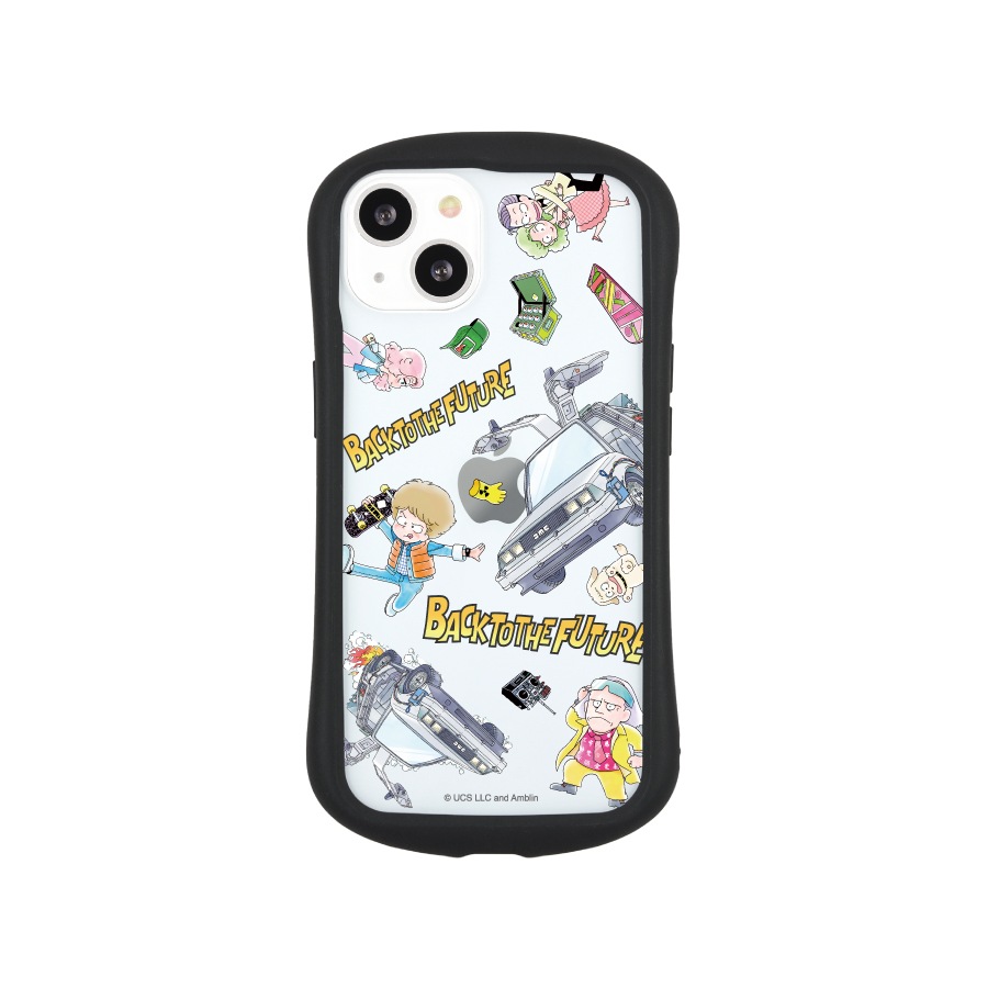 【レア】あなただけの特別なデザイン!ポップなiPhoneケース BACK TO THE FUTURE iPhone13 対応 ハイブリッドクリアケース