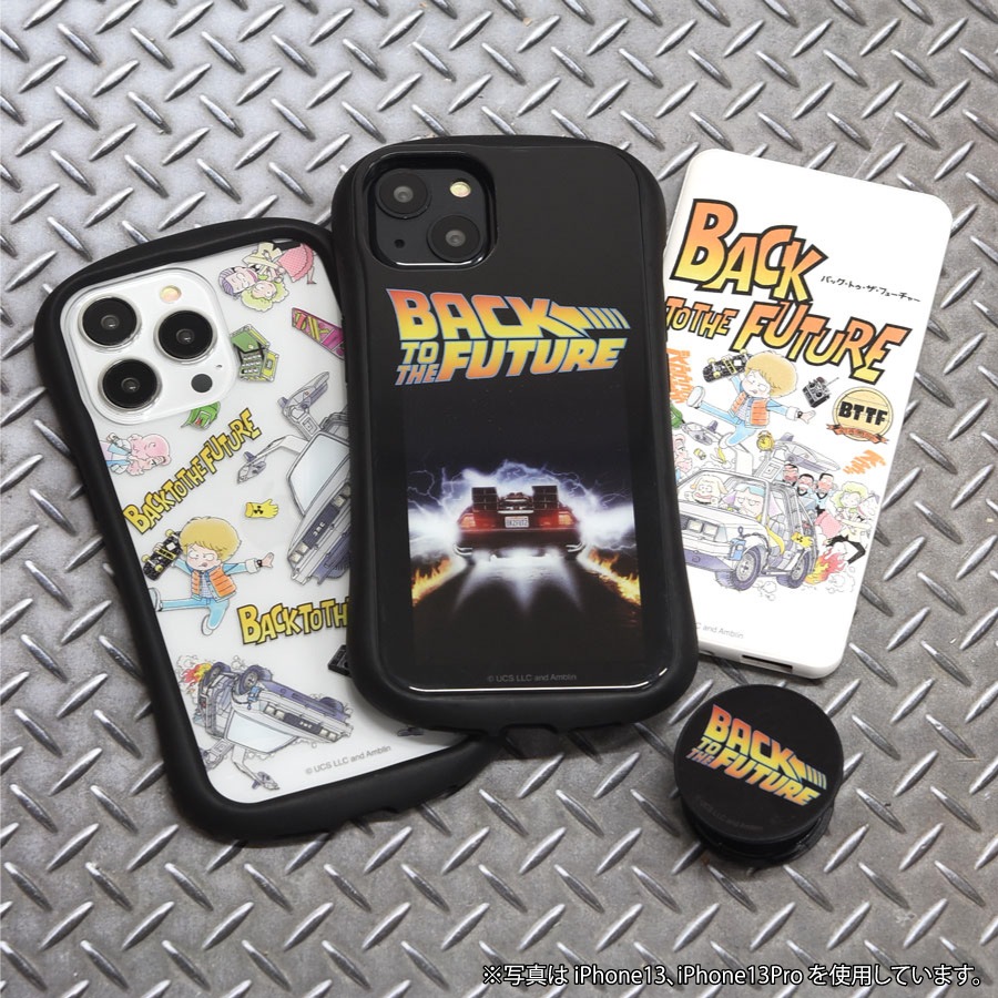 BACK TO THE FUTURE iPhone13 対応 ハイブリッドクリアケース