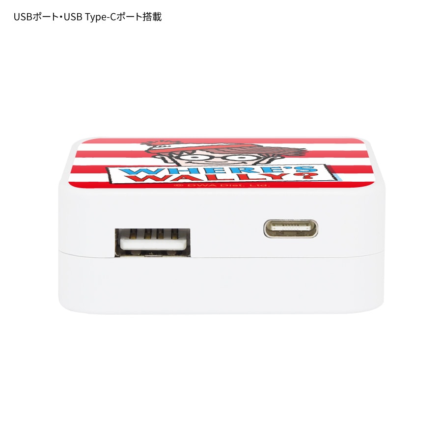 WHERE’S WALLY? USB/USB Type-C ACアダプタ