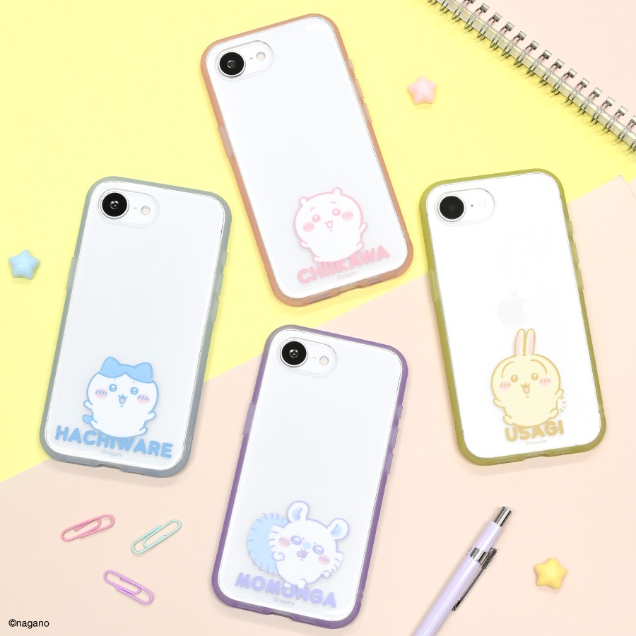 5月下旬発売予定　ちいかわ IIIIfit Clear iPhone17e / 16e 対応 ケース