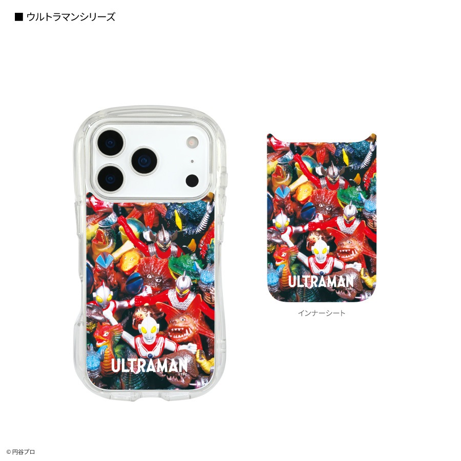 8月下旬発売予定　ウルトラマン iPhone17 Pro 対応 クリスタルクリアケース
