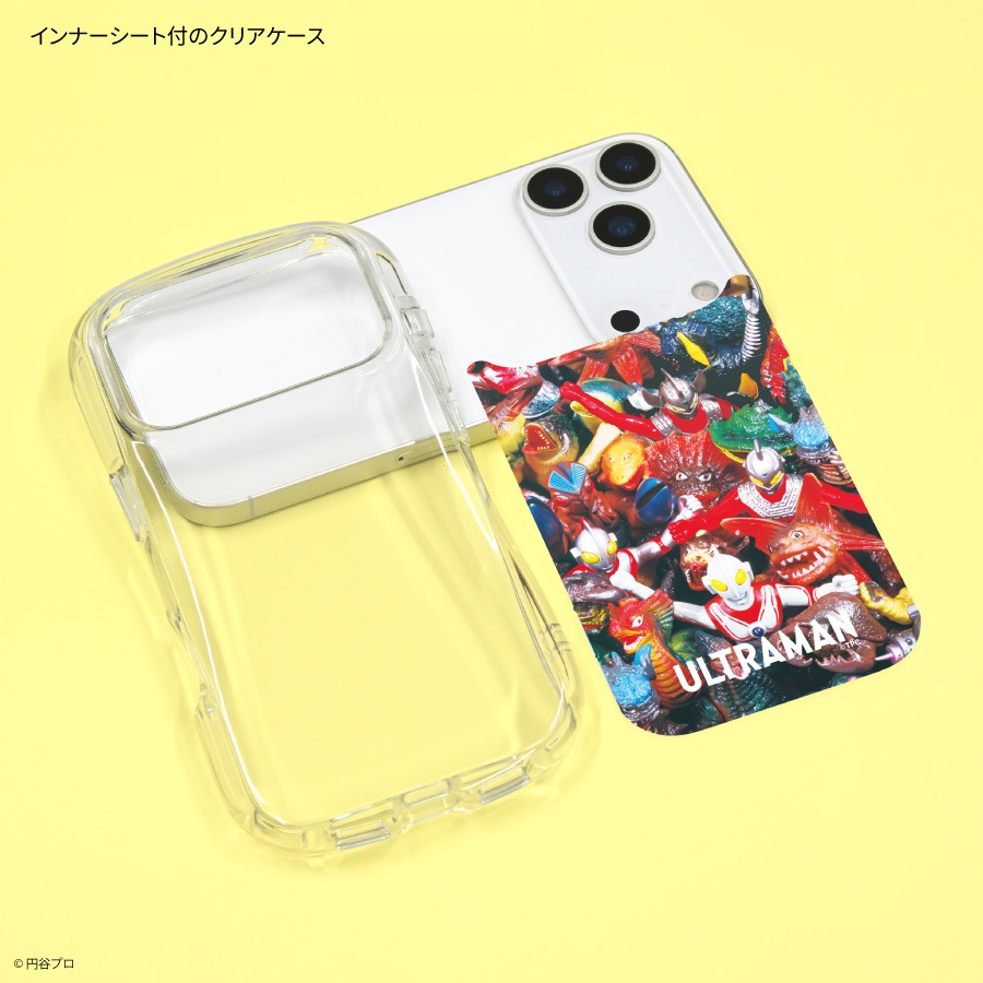 8月下旬発売予定　ウルトラマン iPhone17 Pro 対応 クリスタルクリアケース
