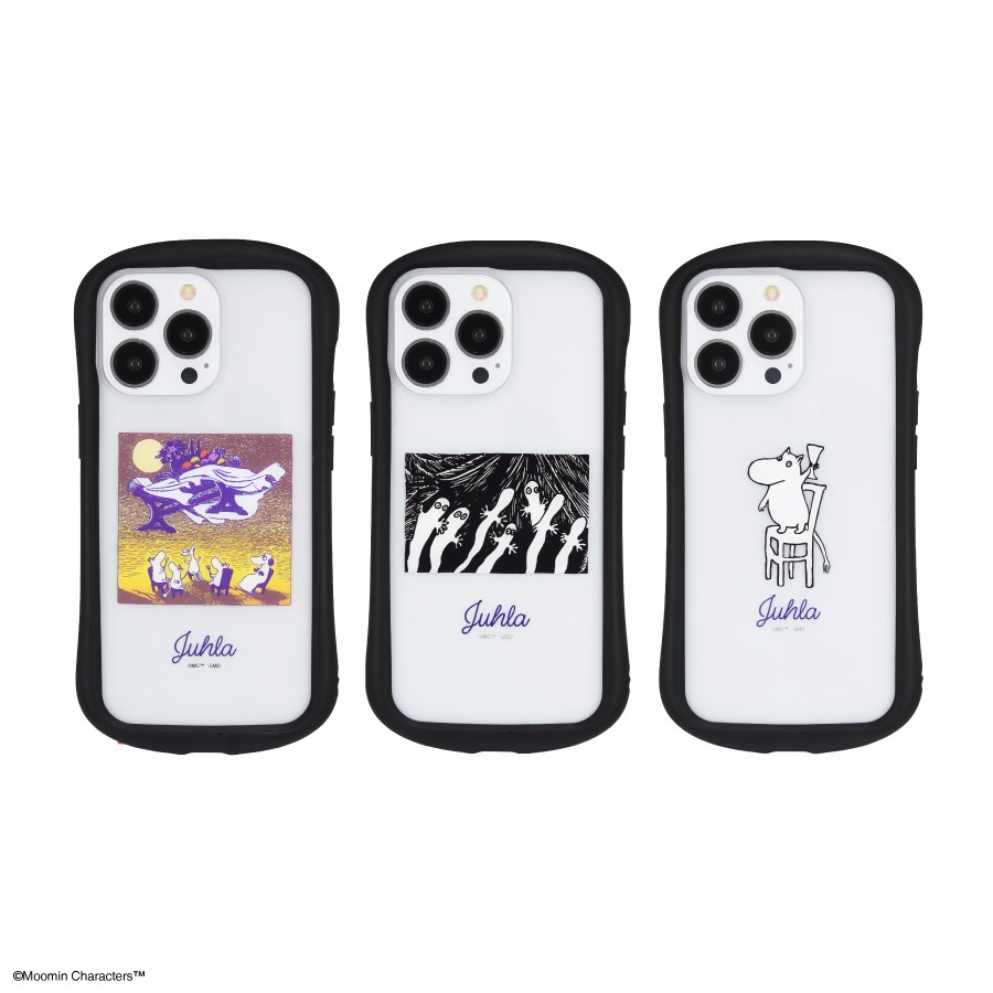 ムーミン【JUHRA】 iPhone13 Pro対応 ハイブリッドクリアケース