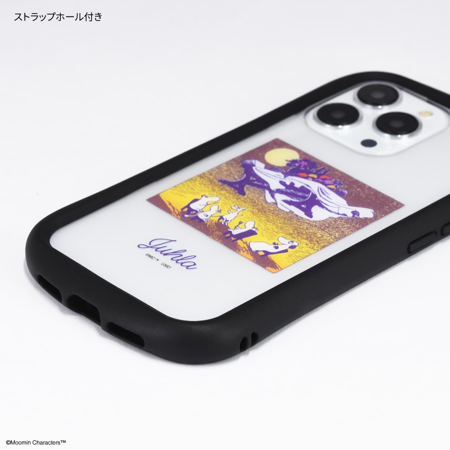 ムーミン【JUHRA】 iPhone13 Pro対応 ハイブリッドクリアケース