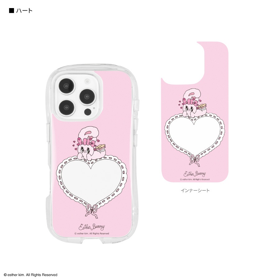 Esther Bunny iPhone16 Pro 対応 クリスタルクリアケース | あ行
