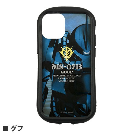 機動戦士ガンダム　iPhone12 mini対応 ハイブリッドクリアケース