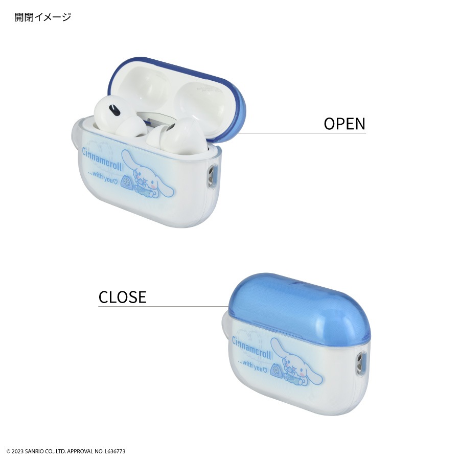 サンリオキャラクターズ AirPods Pro(第2世代)/AirPods Pro 対応 ソフトケース