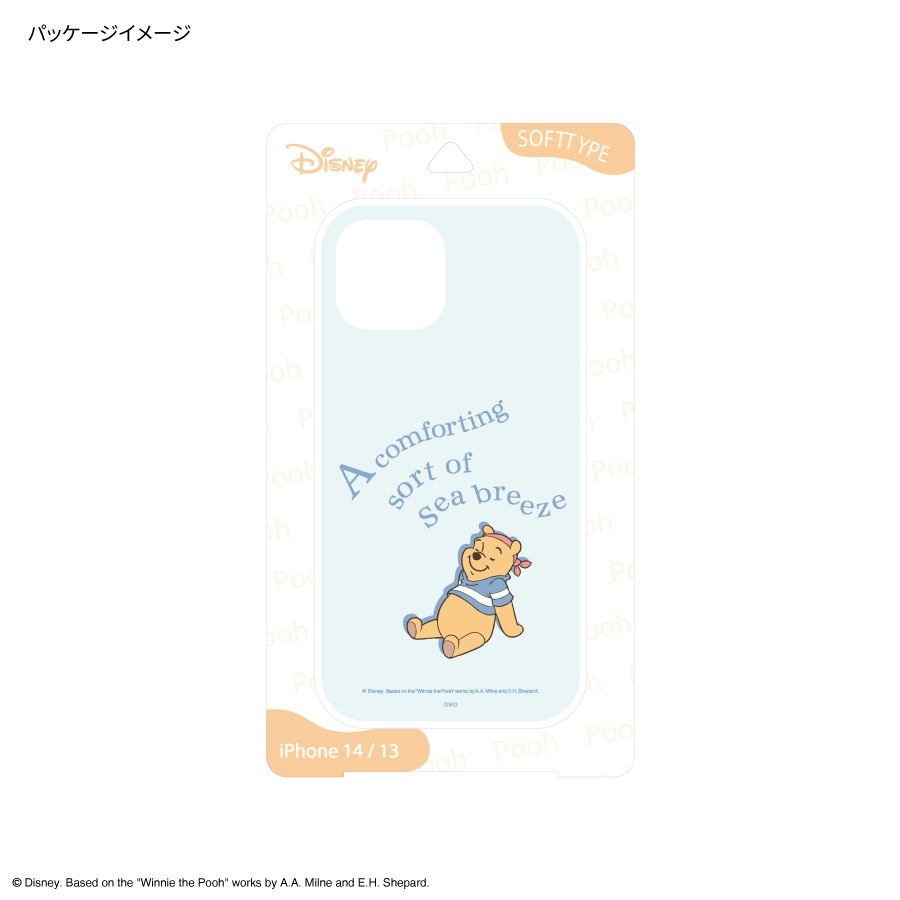 ディズニーキャラクター ／ iPhone14/13 対応 ソフトケース