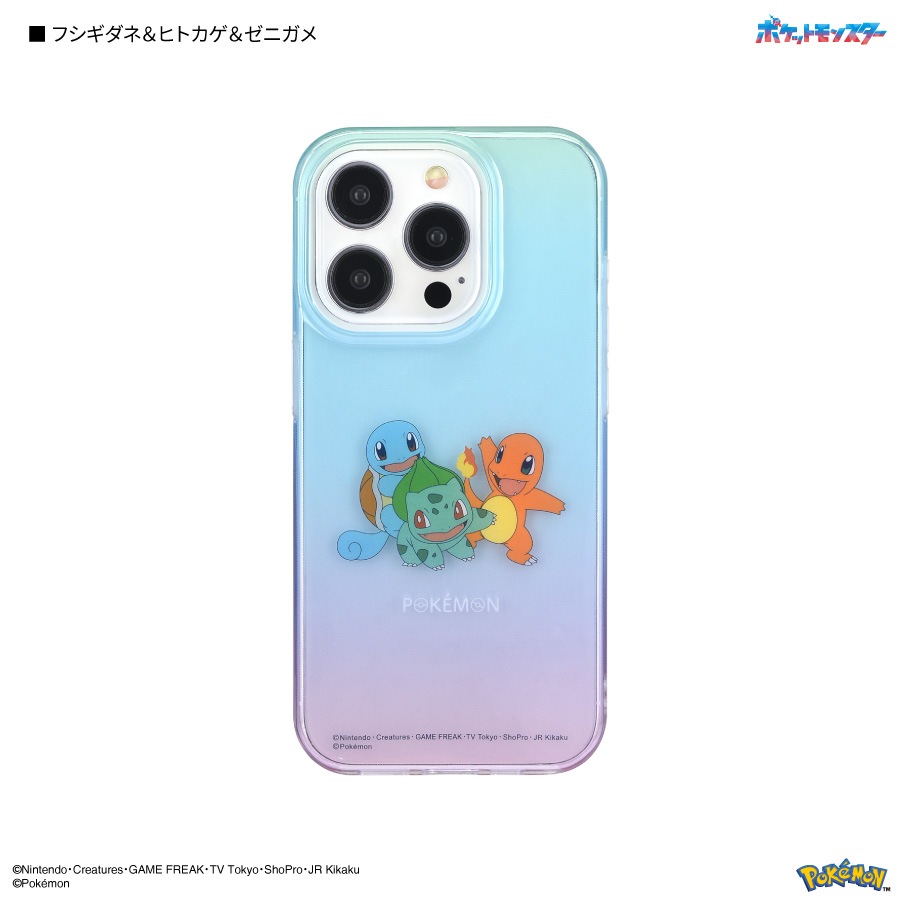 ポケットモンスター iPhone15 Pro 対応 ソフトケース