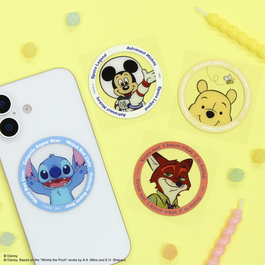 ディズニーキャラクター ／ MagSafe 対応 メタルステッカー