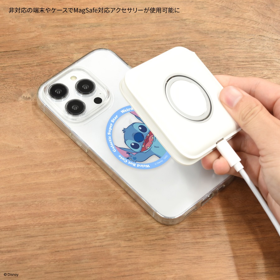 ディズニーキャラクター ／ MagSafe 対応 メタルステッカー