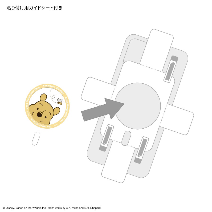 ディズニーキャラクター ／ MagSafe 対応 メタルステッカー
