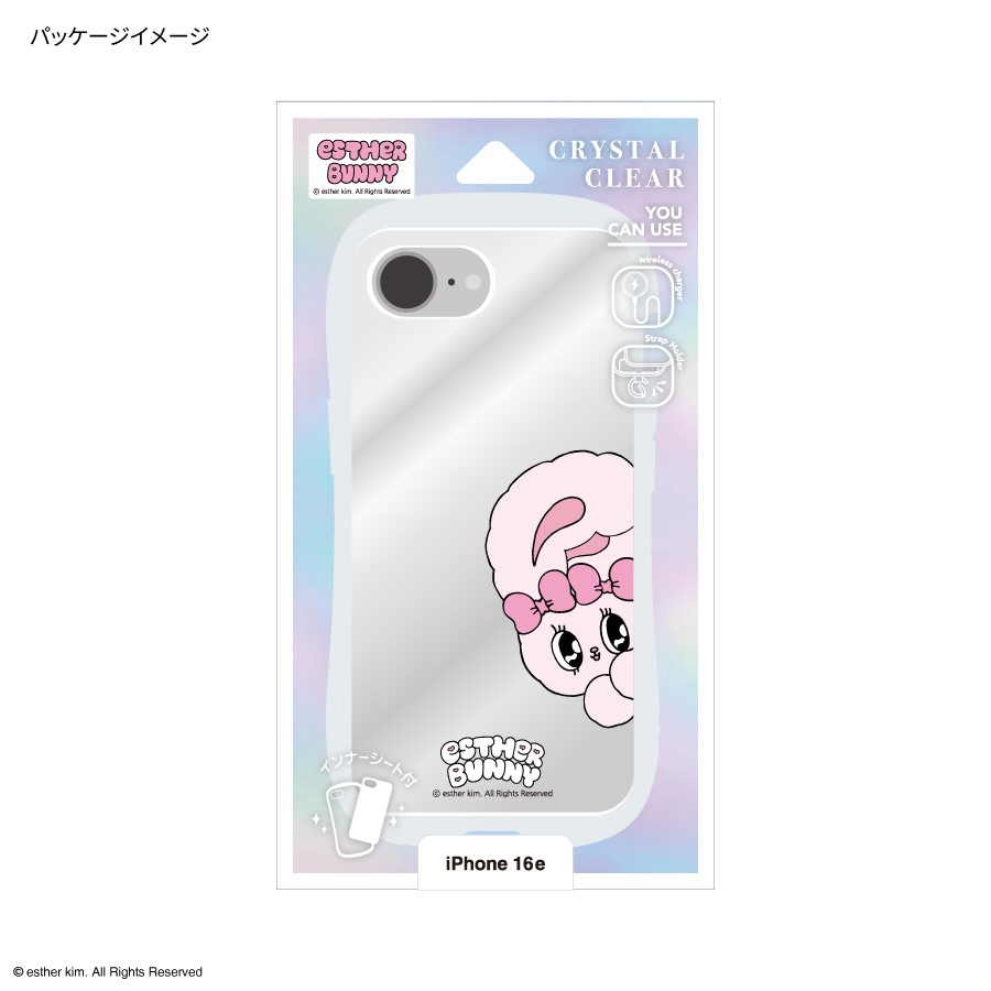 Esther Bunny iPhone16e 対応 クリスタルクリアケース | あ行,エスター