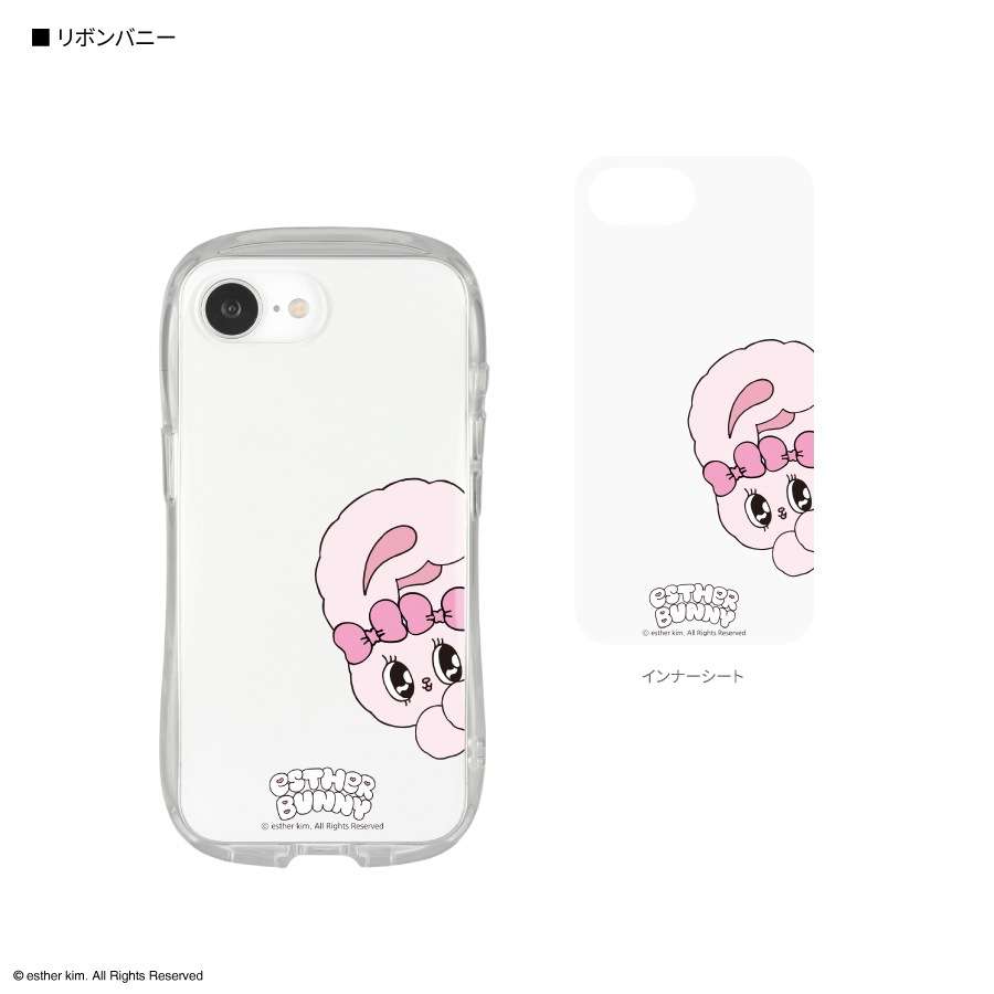 Esther Bunny iPhone16e 対応 クリスタルクリアケース | あ行,エスター
