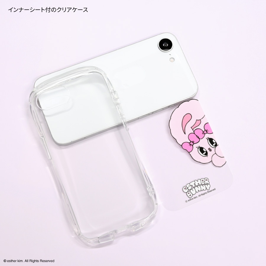 Esther Bunny iPhone16e 対応 クリスタルクリアケース | あ行,エスター