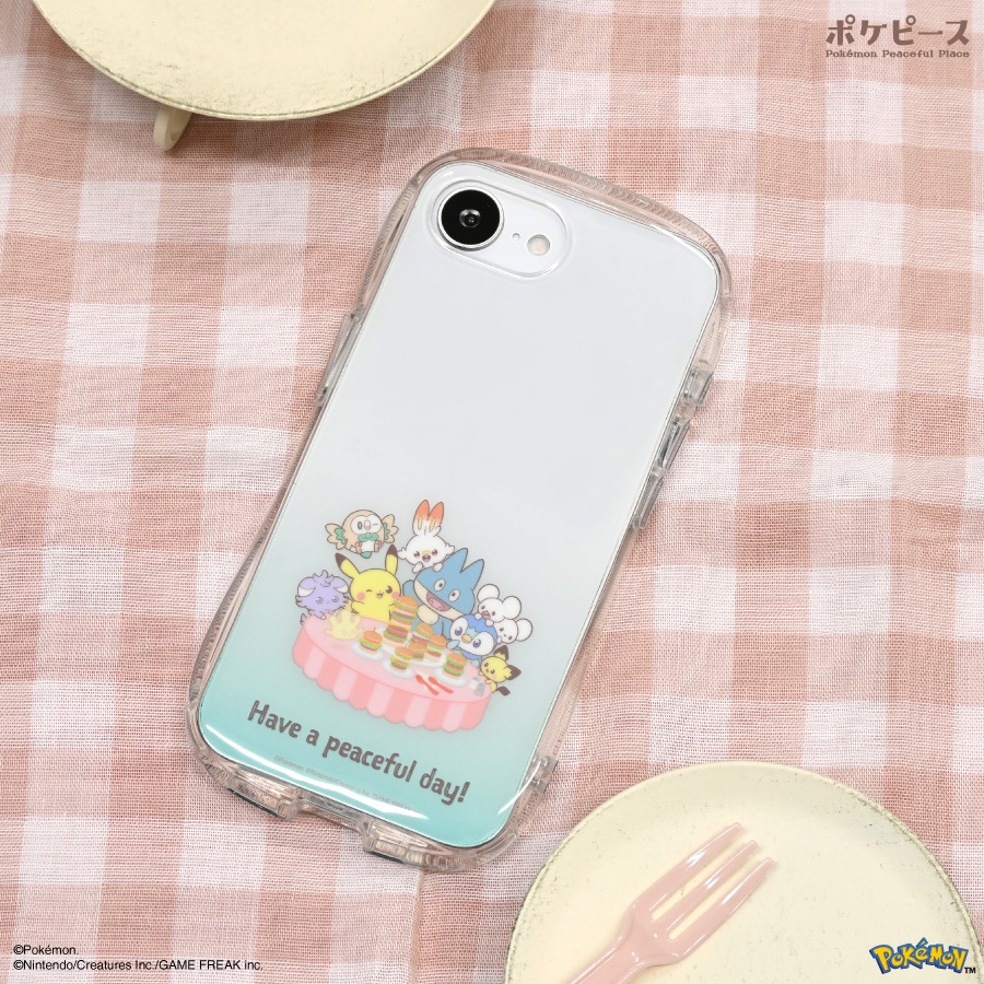 ポケットモンスター ポケピース iPhone16e 対応 クリスタルクリアケース