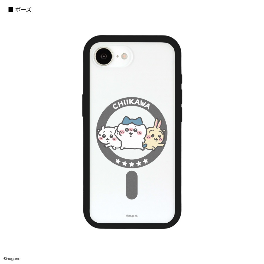 5月下旬発売予定　ちいかわ IIIIfit プランプフレーム iPhone17e / 16e 対応 MagSafe 対応 ケース