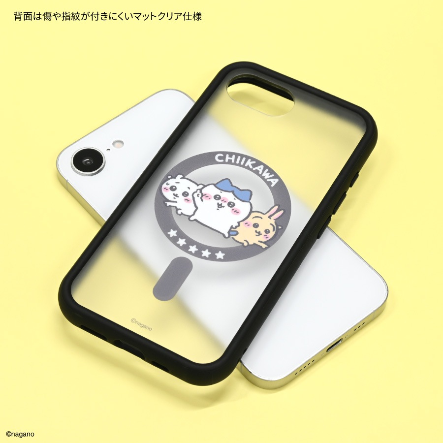 5月下旬発売予定　ちいかわ IIIIfit プランプフレーム iPhone17e / 16e 対応 MagSafe 対応 ケース