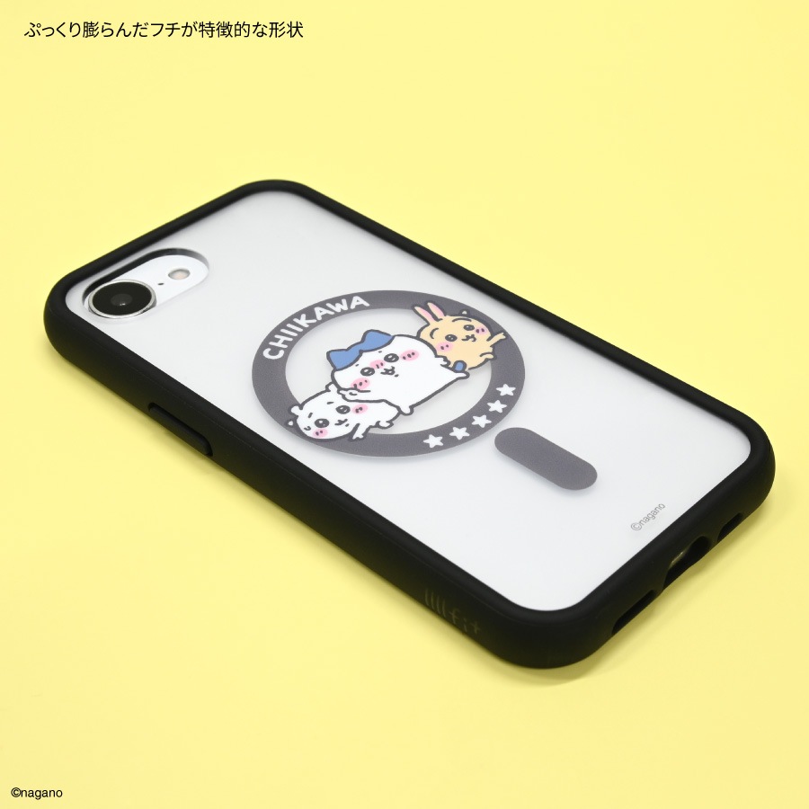 5月下旬発売予定　ちいかわ IIIIfit プランプフレーム iPhone17e / 16e 対応 MagSafe 対応 ケース
