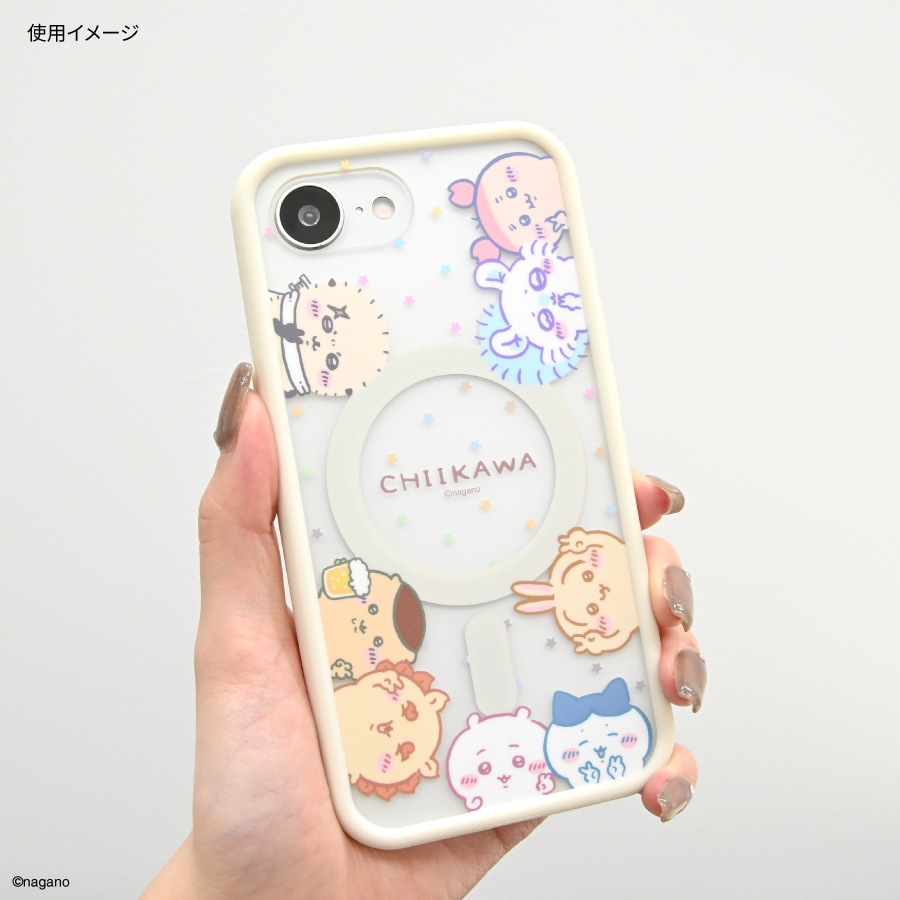 5月下旬発売予定　ちいかわ IIIIfit プランプフレーム iPhone17e / 16e 対応 MagSafe 対応 ケース