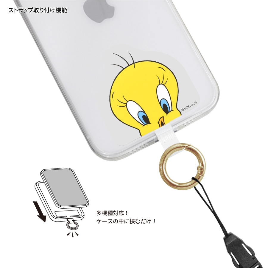ルーニーチューン LOONEY TUNES トゥイーティ 携帯ストラップ Tweety