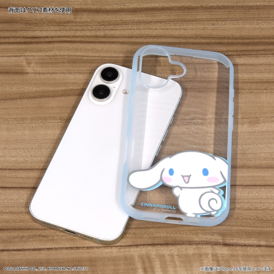 サンリオキャラクターズ IIIIfit Clear iPhone16 Pro 対応 ケース