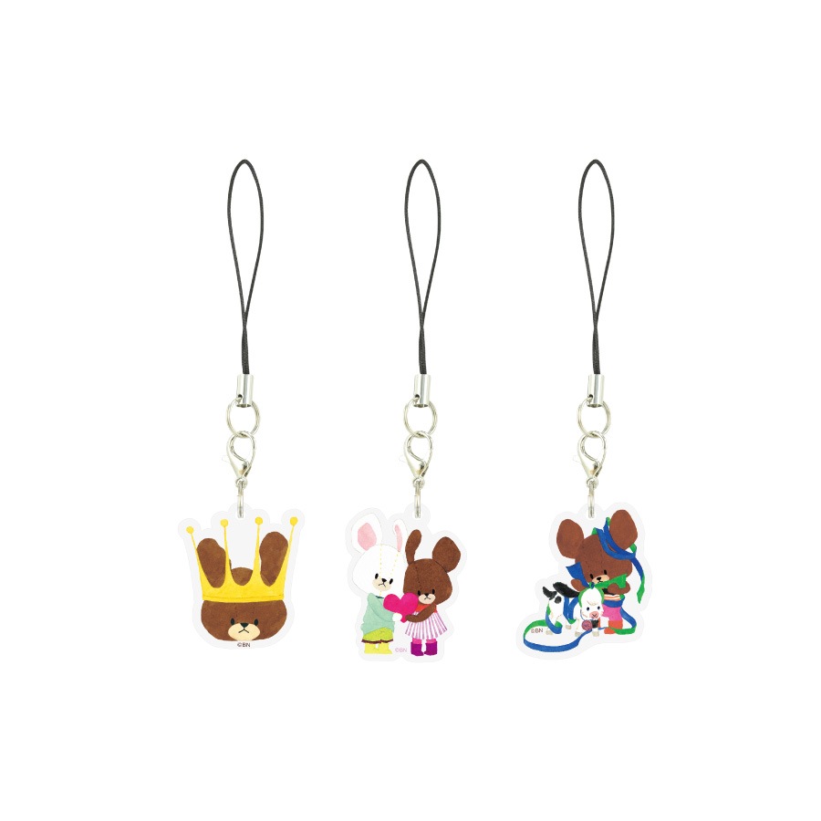 くまのがっこう モバイルアクリルストラップ