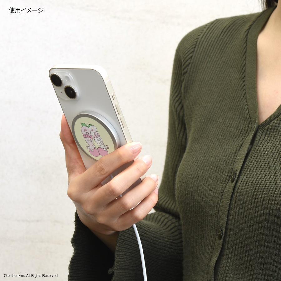 Esther Bunny MagSafe 対応 ワイヤレスチャージャー