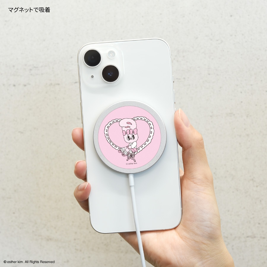Esther Bunny MagSafe 対応 ワイヤレスチャージャー