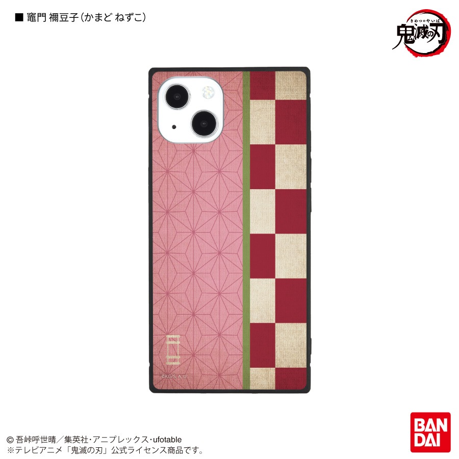 鬼滅の刃 iPhone13対応 スクエアガラスケース | アイテムから