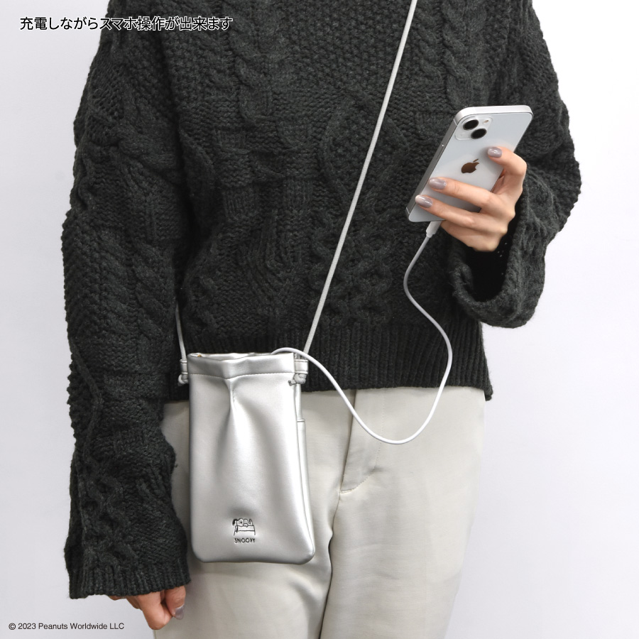 ピーナッツ スヌーピー IIIIpocket スマートフォンポーチ