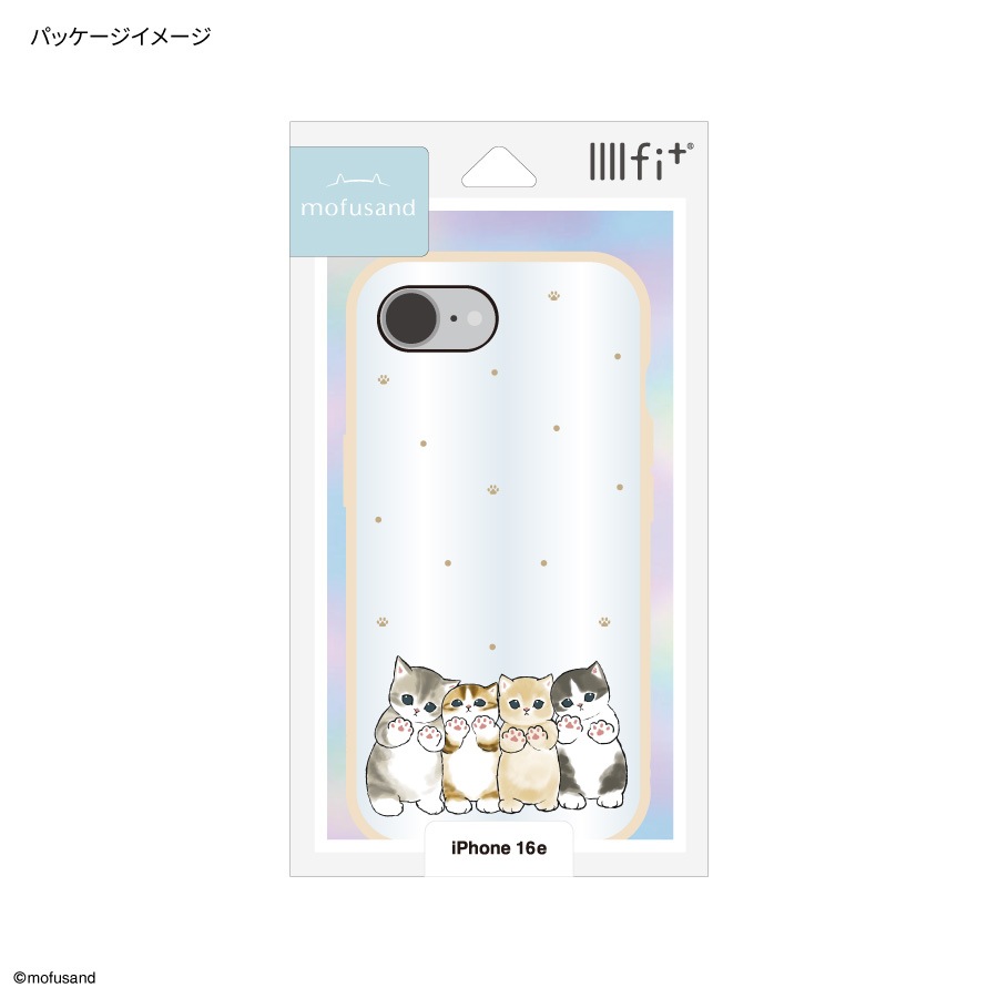 mofusand IIIIfit Clear iPhone16e 対応 ケース