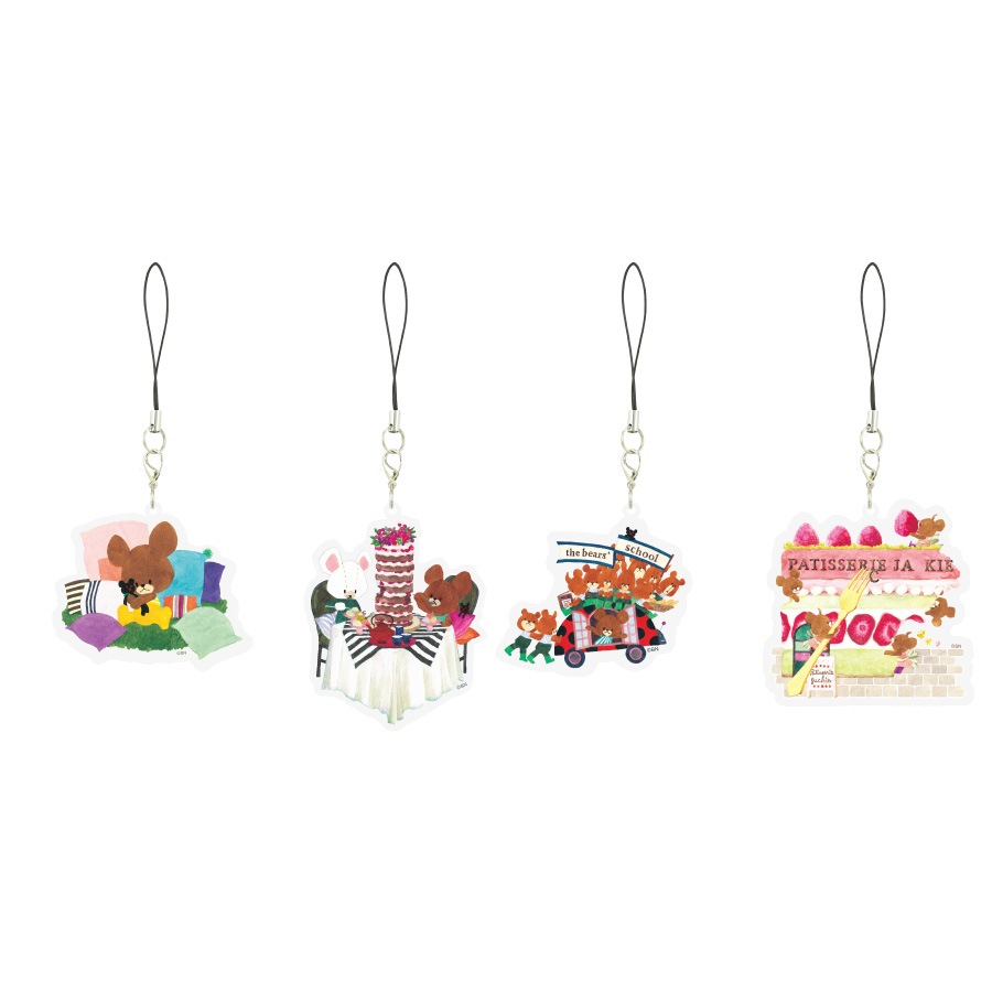 くまのがっこう モバイルアクリルストラップ Lサイズ