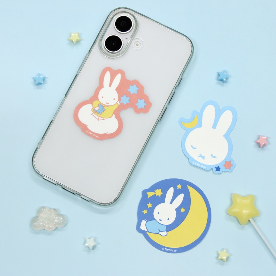 ミッフィー 蓄光モバイルステッカー