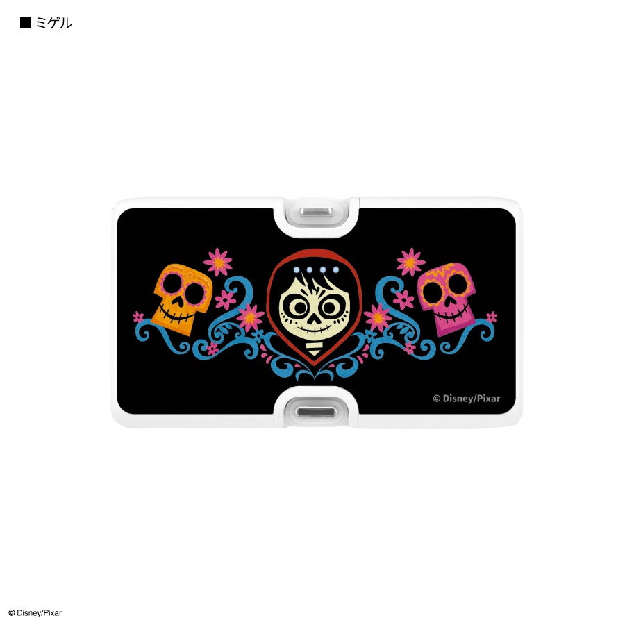 ディズニーキャラクター、ピクサーキャラクター ／ Lightning / Type-C コネクタ付き リチウムイオン充電器 4000mAh