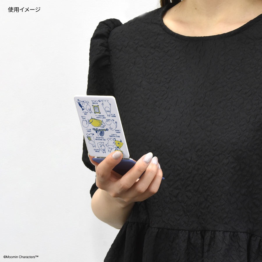 ムーミン【AREKORE】 折りたたみコンパクトミラー