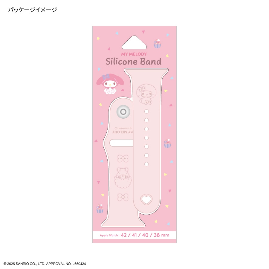 サンリオキャラクターズ Apple Watch 42 / 41 / 40 / 38mm 対応 シリコンバンド