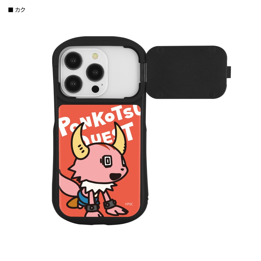 ポンコツクエスト iPhone15 / 15 Pro / 14 / 14 Pro / 13 / 13 Pro / 12 / 12 Pro 対応 ハイブリッドガラスケース