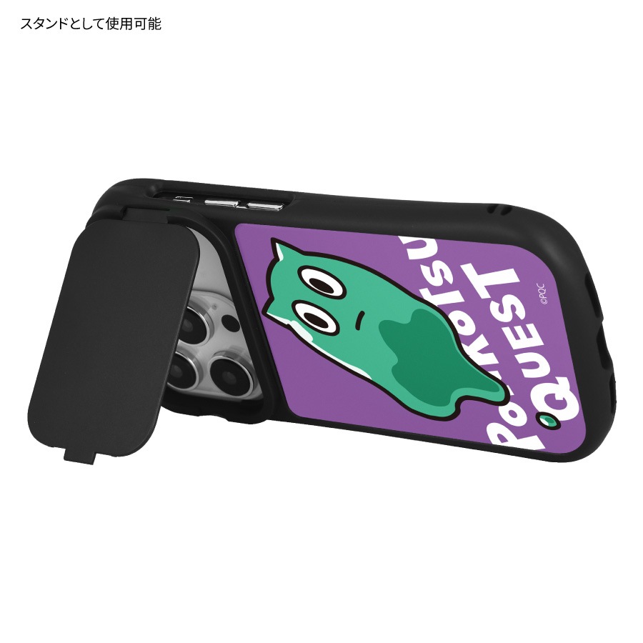 ポンコツクエスト iPhone15 / 15 Pro / 14 / 14 Pro / 13 / 13 Pro / 12 / 12 Pro 対応 ハイブリッドガラスケース
