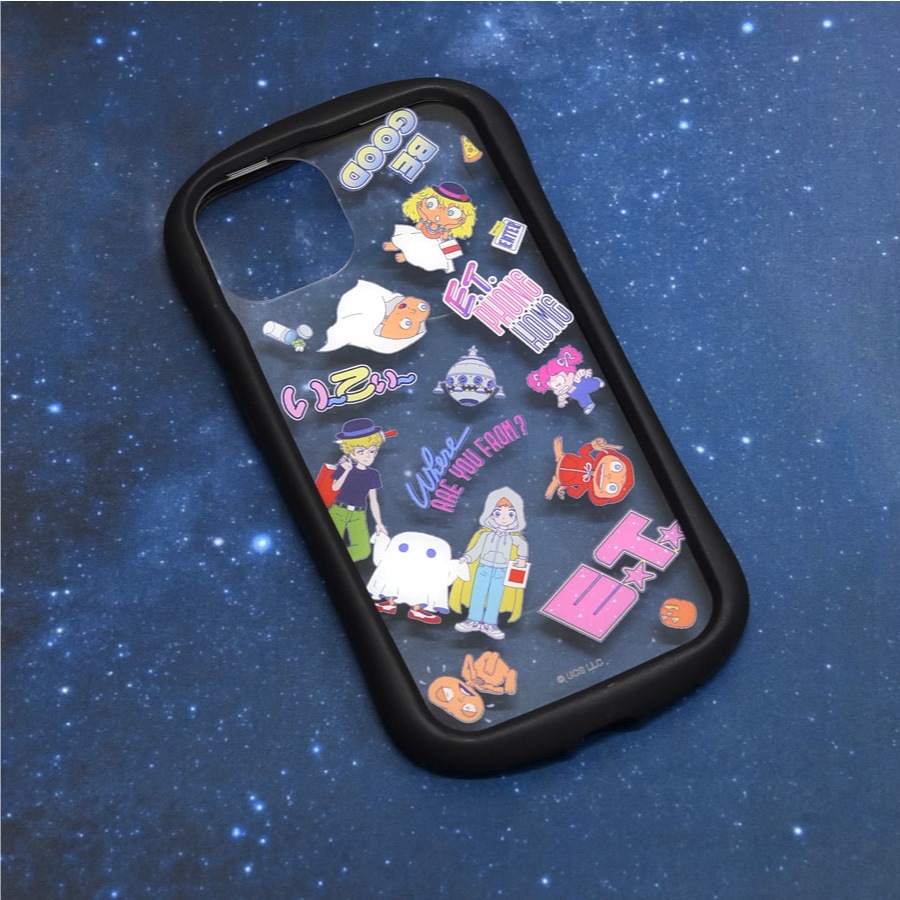 E.T. iPhone13対応ハイブリッドクリアケース
