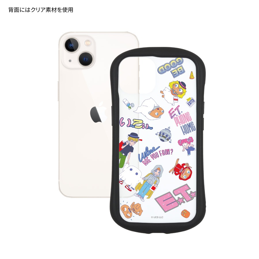 E.T. iPhone13対応ハイブリッドクリアケース