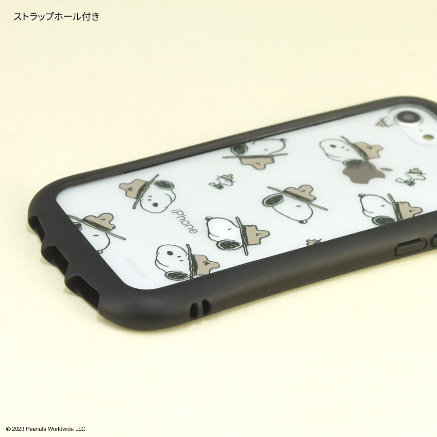 ピーナッツ スヌーピー iPhoneSE(第3世代/第2世代)/8/7/6s/6対応 ハイブリッドクリアケース